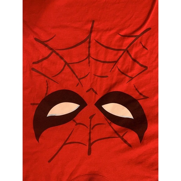 Vintage MARVEL COMICS SPIDERMAN Mask T Shirt Graphitti 2004 SIZE LARGE - Picture 2 of 9